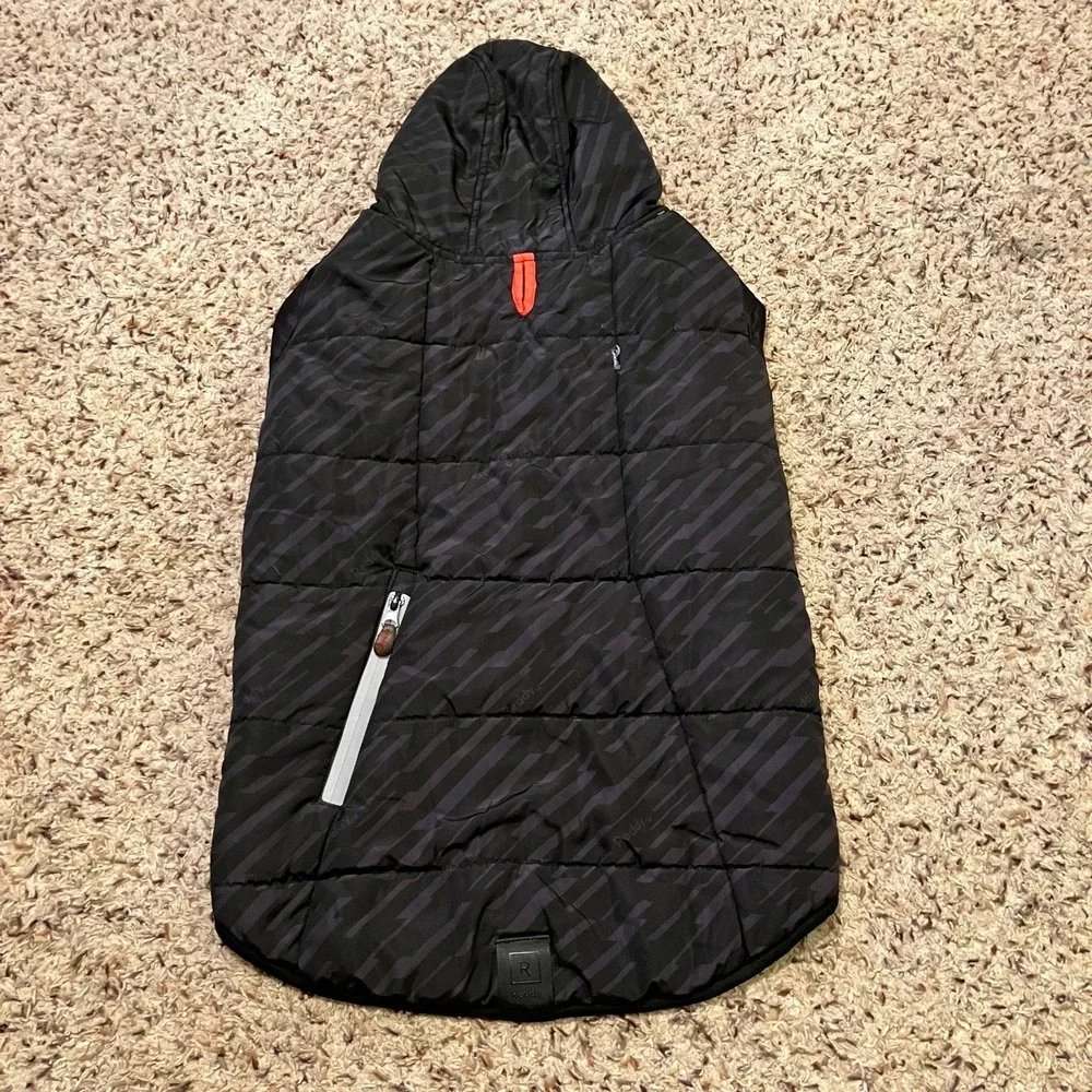 Reddy Dog‎ Reflective Puffer Jacket Insulated Water-Resistant Black Gray XXLarge